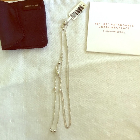 Alex and Ani Necklace w/ 3 Charms - Picture 1 of 5